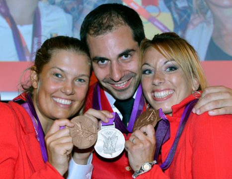 Belgiens Olympia-Trio: Evi Van Acker, Lionel Cox und Charline Van Snick