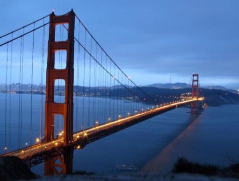 Golden Gate Bridge in San Fransisco