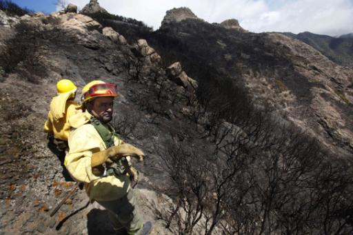 Brand im Nationalpark von Garajonay
