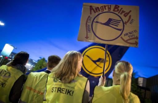 Streik der Lufthansa-Flugbegleiter