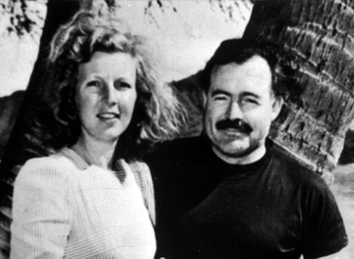 Ernest Hemingway und seind dritte Frau Martha Gellhorn
