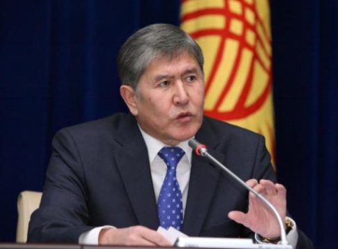 Der kirgisische Präsident Almasbek Atambajew