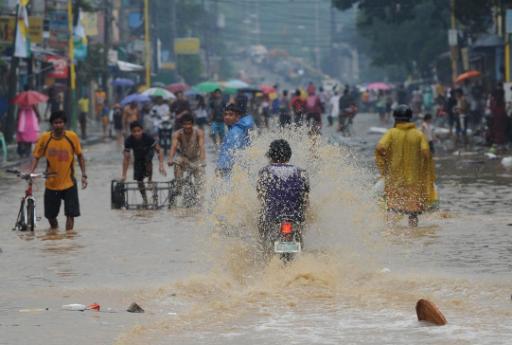 Manila unter Wasser
