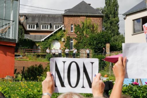 Protest in Malonne