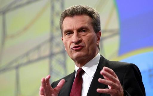 Der deutsche EU-Kommissar Oettinger