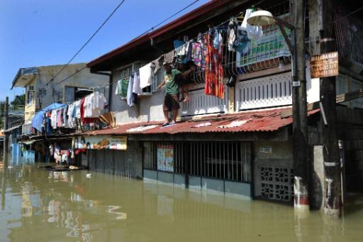Überschwemmungen in Calumpit, nördlich von Manila