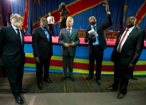 Didier Reynders in Kinshasa