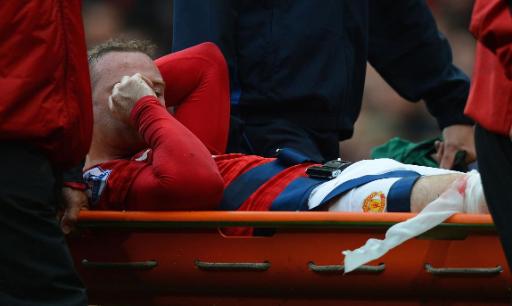 Der verletzte Wayne Rooney