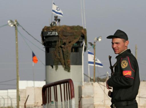Die Grenze in der Sinai-Wüste