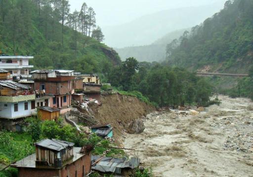 Überschwemmungen und Erdrutsche im indischen Himalaya-Bundesstaat Uttarakhand