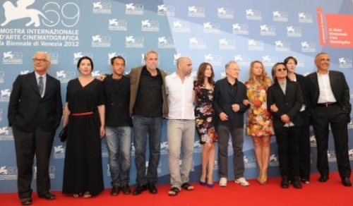 Die Jury des 69. Filmfestivals in Venedig