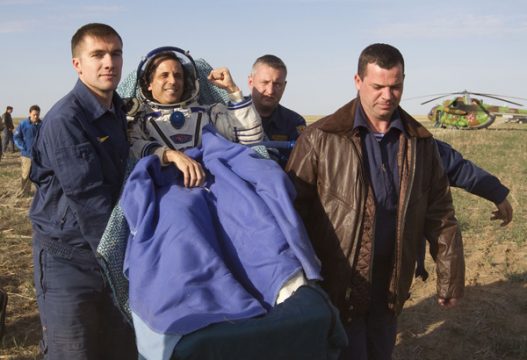 Joseph Acaba zurück aus dem All