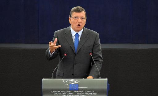 EU-Kommissionspräsident José Manuel Barroso im Straßburger Europaparlament