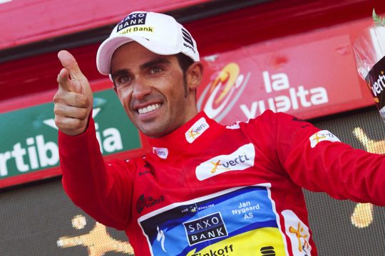 Vuelta: Contador holt sich das Rote Trikot