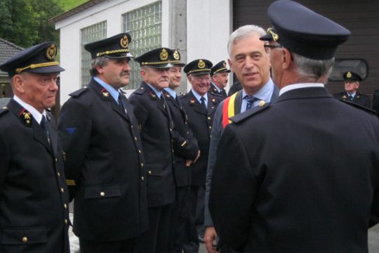 Gouverneur Forêt Ehrengast bei Feuerwehr Burg Reuland