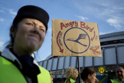 Streik der Flugbegleiter in Frankfurt (31.8.)