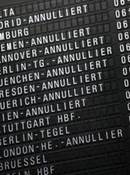 Zahlreiche Flüge am Frankfurter Flughafen ausgefallen