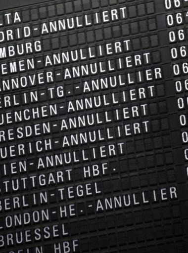 Zahlreiche Flüge am Frankfurter Flughafen ausgefallen