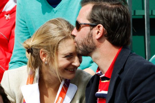 Erbgroßherzog Guillaume und Gräfin Stéphanie de Lannoy turteln bei den Olympischen Spielen in London