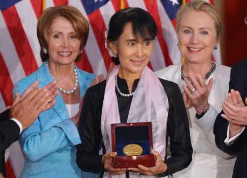 Goldmedaille des US-Kongresses für Aung San Suu Kyi