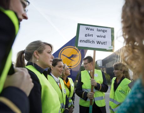 Streik des Lufthansa-Kabinenpersonals