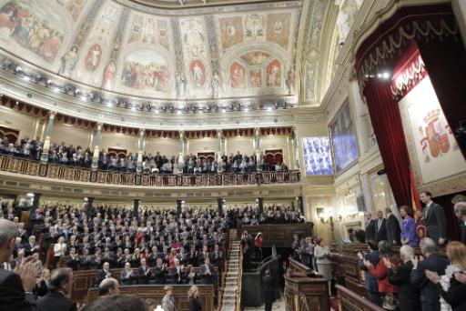 Das spanische Parlament in Madrid