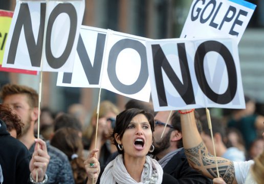 Erneut Proteste vor Spanischem Parlament