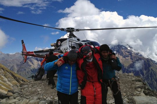 Rettungsaktion im Manaslu-Massiv