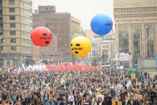 Anti-Putin-Protest in Moskau