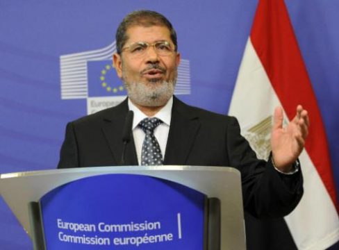 Ägyptens Präsident Mohammed Mursi in Brüssel
