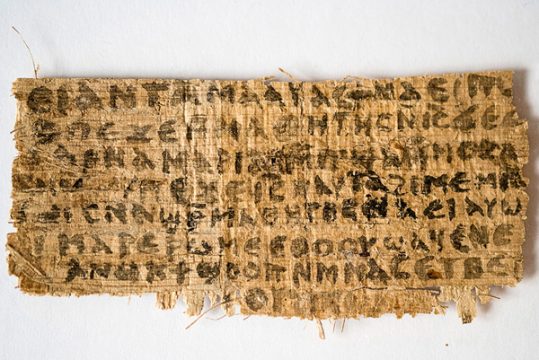 War Jesus doch verheiratet? Papyrus-Fetzen liefert Hinweise auf Ehefrau