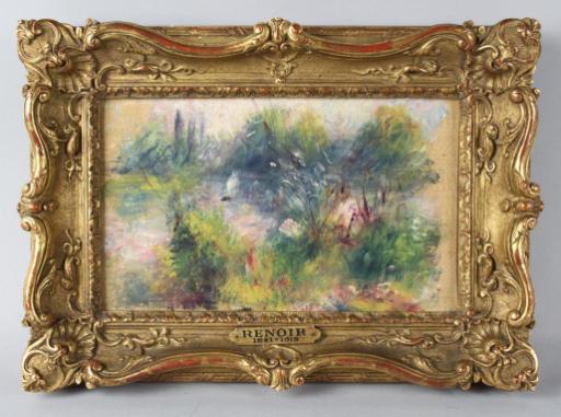 "Landschaft am Rande der Seine" von Pierre-Auguste Renoir