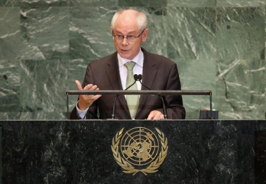 EU-Ratspräsident Herman Van Rompuy: Ein langer Pfad des Wandels liegt vor uns
