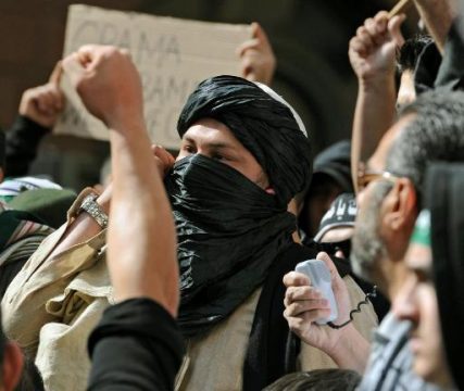 Demonstrierende Muslime in Sydney