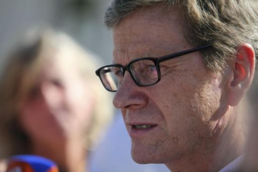 Der deutsche Außenminister Guido Westerwelle in Paphos auf Zypern