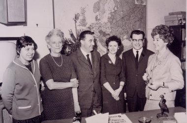 Hubert Jenniges (2vr) 1960 in Brüssel