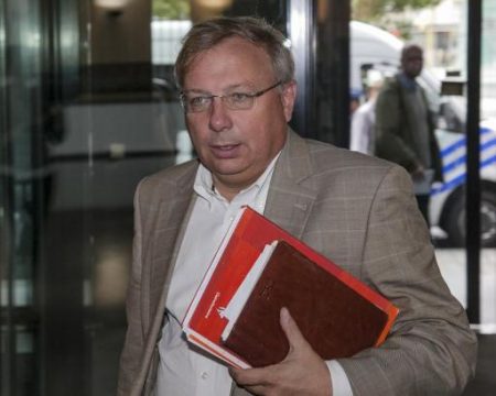 Der wallonische Haushaltsminister André Antoine