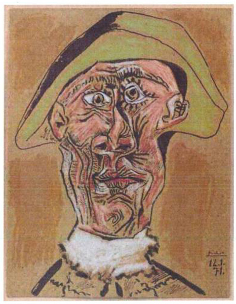 Picassos "Tête d'Arlequin" (1971)