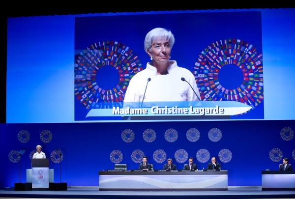 Christine Lagarde in Tokio