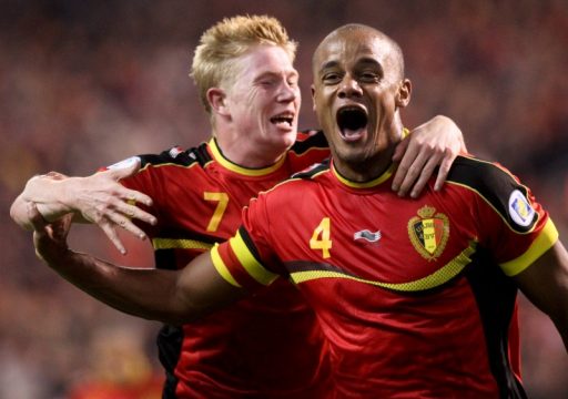 Rote Teufel besiegen Schottland - Kevin De Bruyne und Vincent Kompany