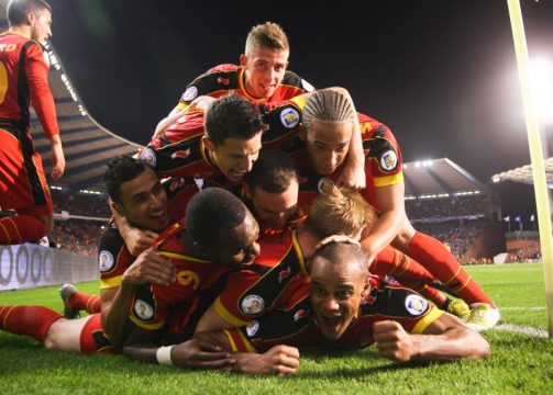 Kompany & Co nach dem Sieg über Schottland im Oktober 2012