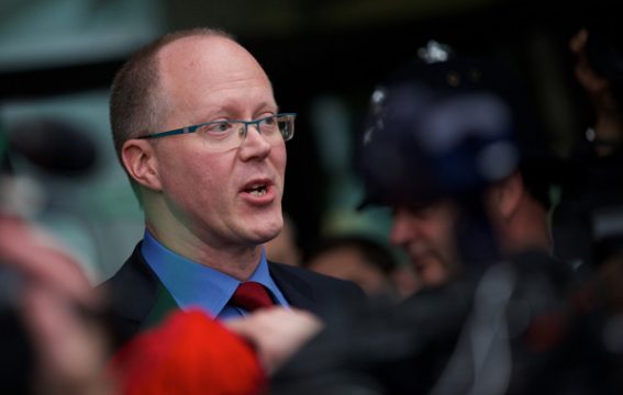 BBC-Generaldirektor George Entwistle nach dem Parlamentsausschuss in London