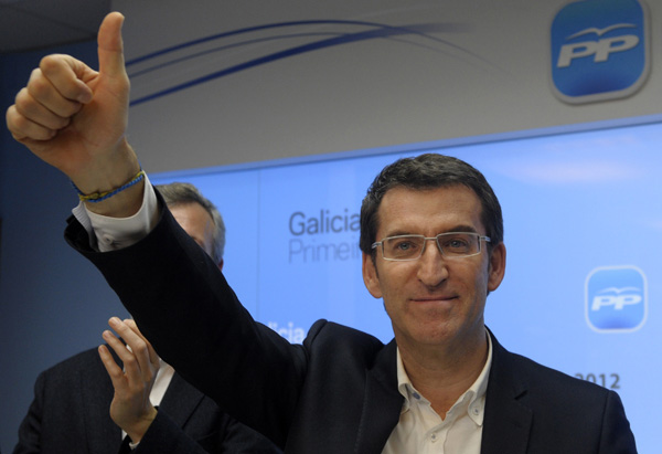 Wahlsieger Alberto Núñez Feijóo