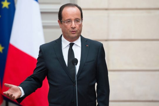 Frankreichs Staatspräsident François Hollande