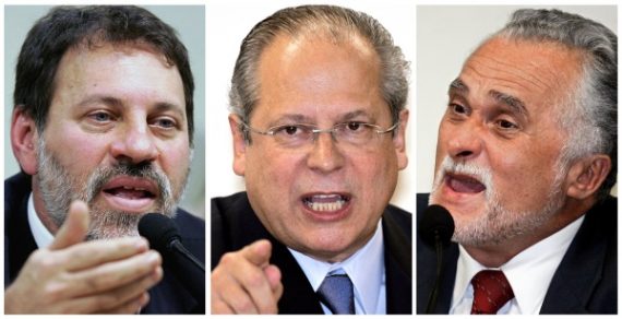 Delúbio Soares, José Dirceu und José Genoino