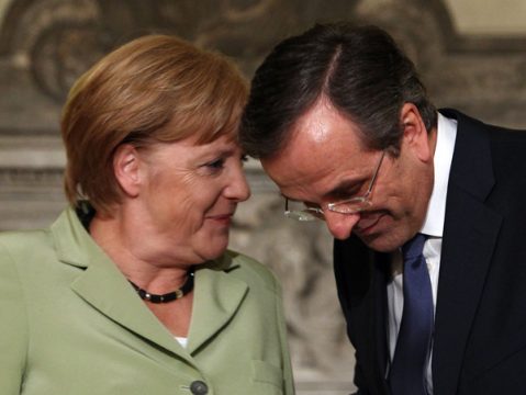 Angela Merkel und Antonis Samaras in Athen