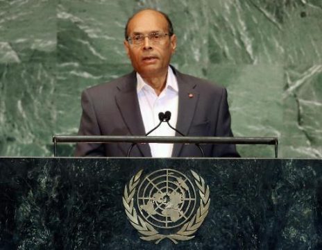 Moncef Marzouki, der Staatspräsident von Tunesien