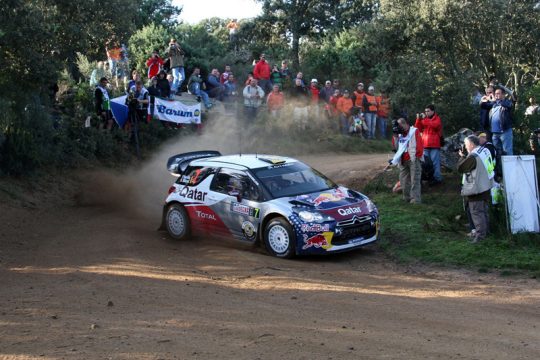 Rallye Sardinien: Thierry Neuville im Citroën DS3