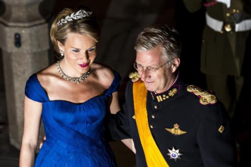 Prinz Philippe und Prinzessin Mathilde (19. Oktober - Galadinner in Luxemburg)