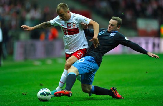 Polen und England trennen sich 1:1 - Kamil Grosicki und Wayne Rooney